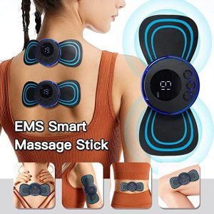 Electric Neck Massager EMS Cervical Vertebra Massage Patch for Muscle Pain Relief and Shoulder Relaxation Portable Neck Massage